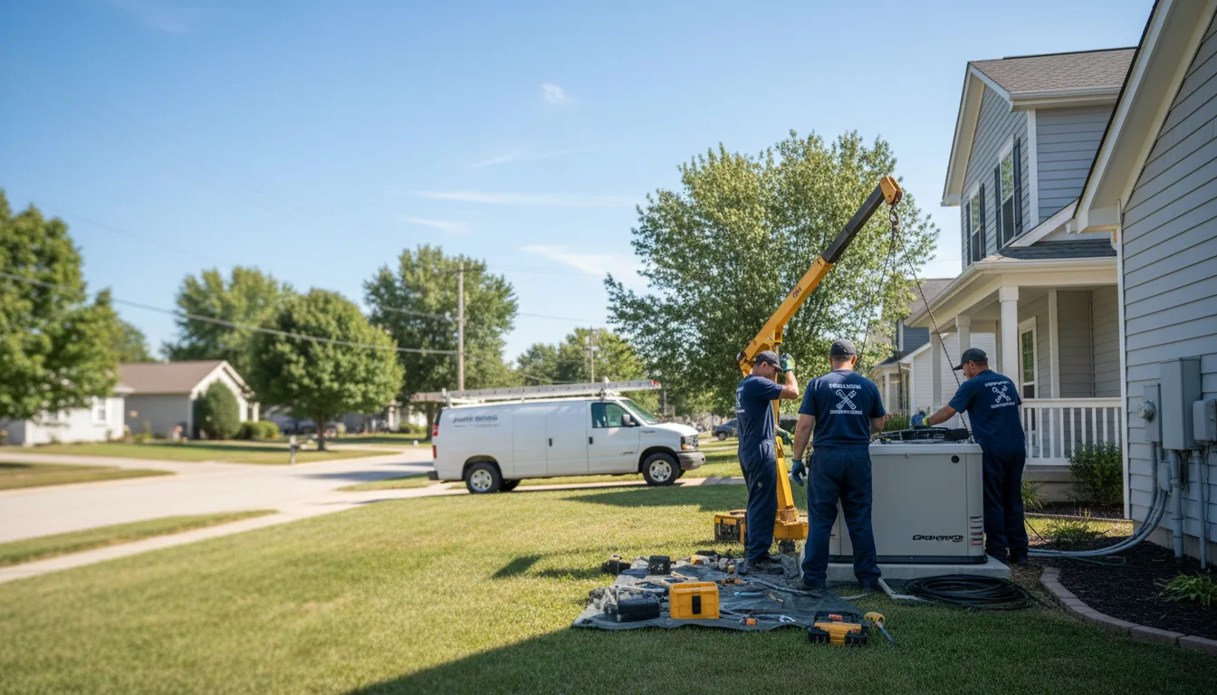 Generator Installation in New Home, TX near me